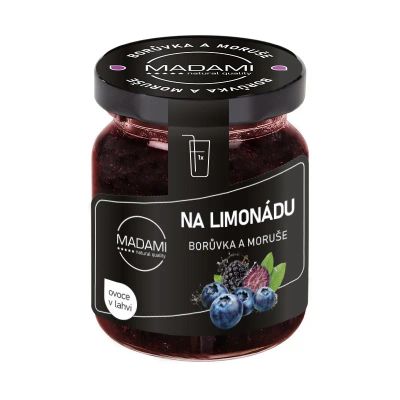 Čučoriedka & moruša 55 ml: ovocie na limonádu