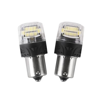 Autožiarovka LED BA15S 12 V CARCLEVER 16LED 2835SMD biela 2 ks