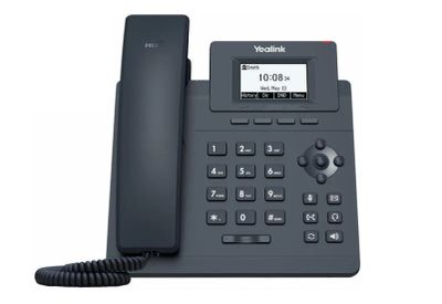 Yealink SIP-T30P SIP telefón, PoE, 2,3'' 132x64 nepodsv. LCD, 1 x SIP úč., 100M Eth
