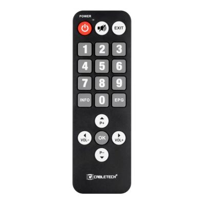 Ovládač diaľkový DVB-T CABLETECH PIL0367 pre seniorov