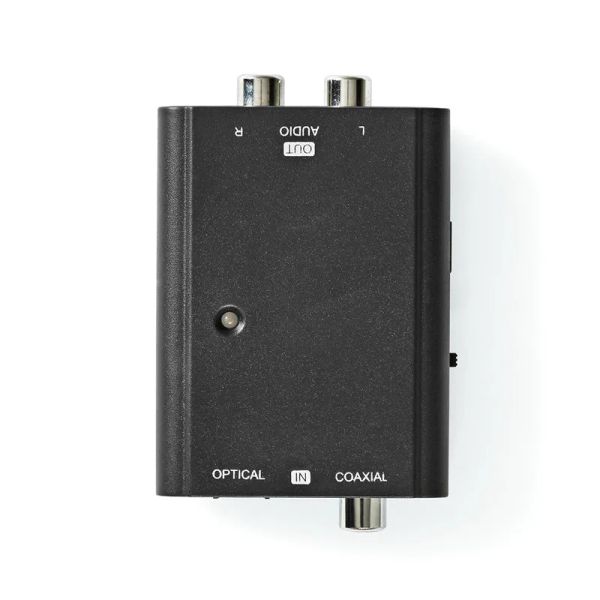 Prevodník Toslink/2x Cinch NEDIS ACON2509BK