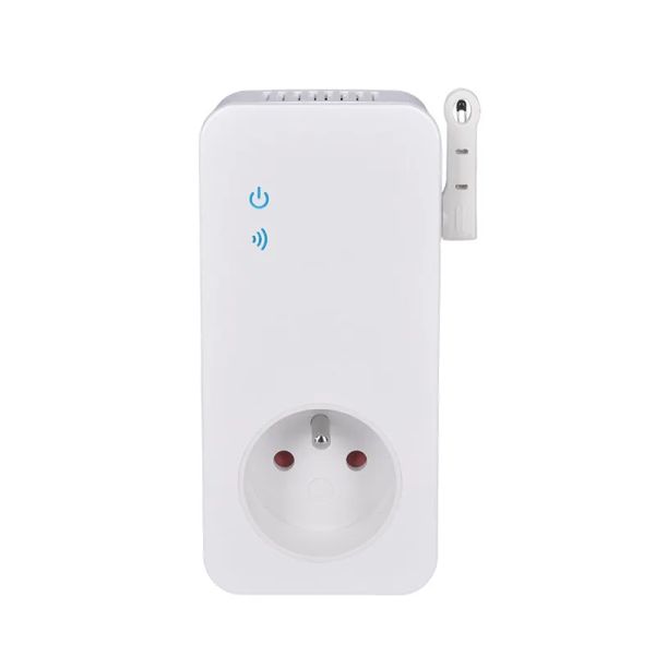 SOLIGHT DY10S Zásuvka prirodzná s termostatom pre DY10GSM