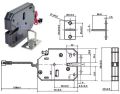Elektrický zámok XG-07C 12VDC 1,8A čierny