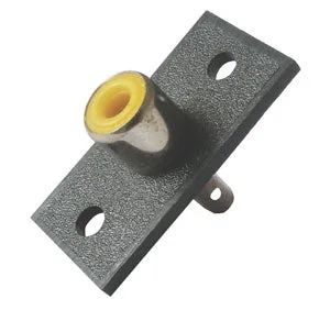 Zásuvka CINCH panel 1x na podložke 15x30mm