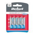 Batéria AA (R6) alkalická REBEL EXTREME Alkaline Power 4BP BAT0097B