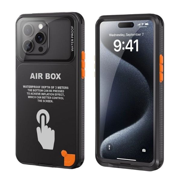 SHELLBOX AIRBOX 6.1 vodotesné puzdro pre iPhone Black