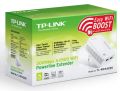 TP-Link TL-WPA4220, bezdrôtový N Powerline Extender Kit, 300 MBit/s, AV500, 2x LAN 10/100M, single pack