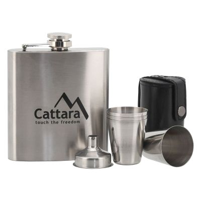 Fľaša ploskačka CATTARA 13625 175ml 1+4