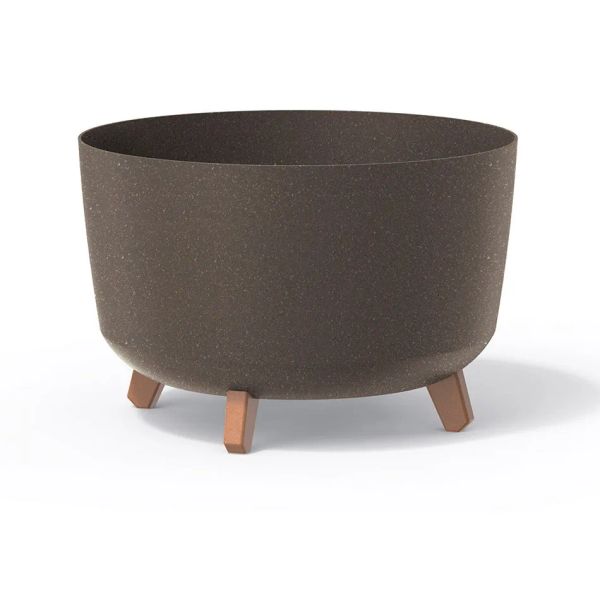 Kvetináč GRACIA STANDARD ECO WOOD kávový 23,5 cm