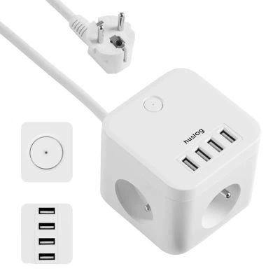Predlžovací kábel HUSLOG EMX-190224 White 1,5m