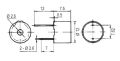 Piezo element/Transducer KPI-1410  12V