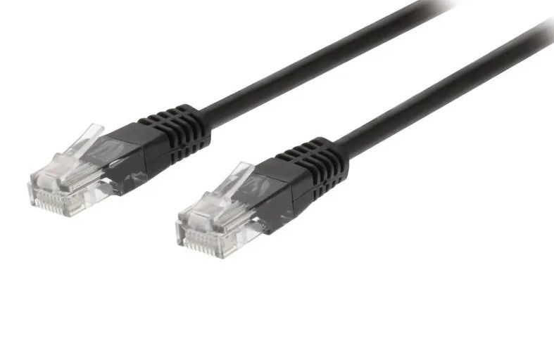 VALUELINE Kábel UTP 1x RJ45 - 1x RJ45 Cat5e 3m BLACK VALUELINE VLCT85000B30