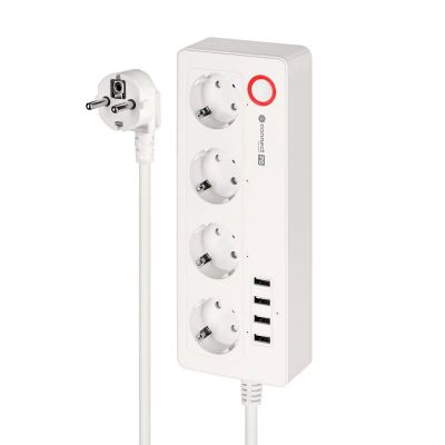 Smart predlžovací kábel 4 zásuvky 1,6m KRUGER & MATZ Connect P6 WiFi Tuya