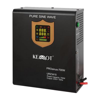 Zdroj záložný KEMOT PROsinus-1000 12V 230V 1000VA 700W Black nástenný