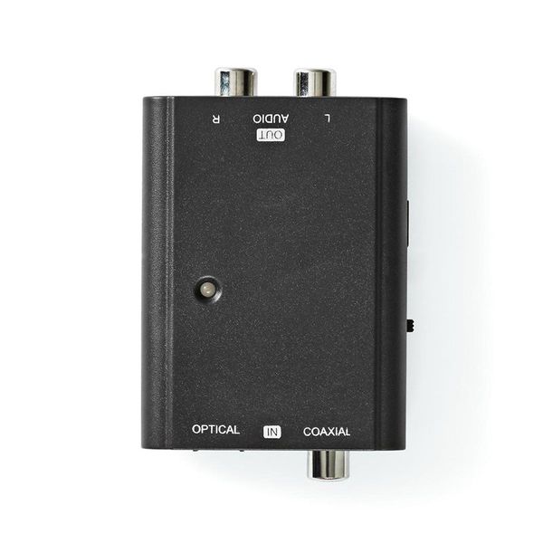 Prevodník Toslink/2x Cinch NEDIS ACON2509BK
