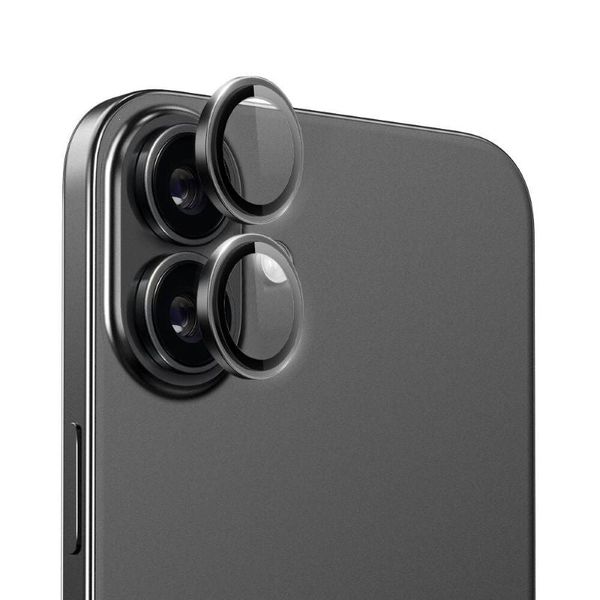 Ochranná fólia na objektív fotoaparátu pre iPhone 16/16 PLUS Black