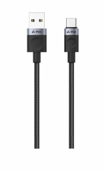 Kábel iPEAX 90010103 USB/USB-C 1 m čierny