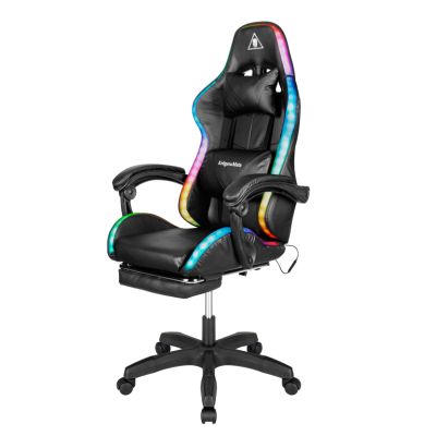 Herné kreslo KRUGER & MATZ GX-150 RGB čierne