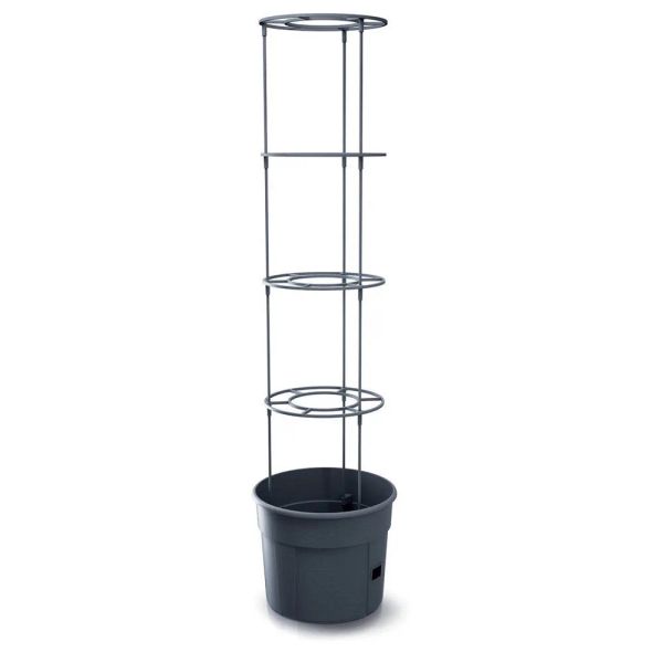 Kvetináč na pestovanie paradajok TOMATO GROWER antracit 39,2 cm
