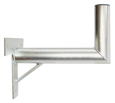 Anténny držiak 35 na stenu s vzperou priemer 42mm výška 16cm žiar.