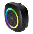 Bezdrôtový batériový zvonček PELA RGB LED 300m čierny