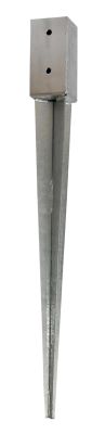 Štvorcová pätka 91x91x600mm s tŕňom