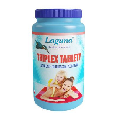 Multifunkčné tablety na chlórovú dezinfekciu bazénovej vody LAGUNA 3v1 Triplex 1,6kg