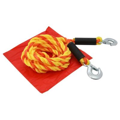 Lano ťažné 5000 kg s karabínami COMPASS 01233