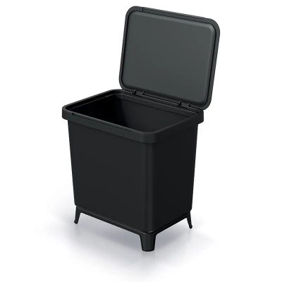 Kôš odpadkový SYSTEMA čierny 29l