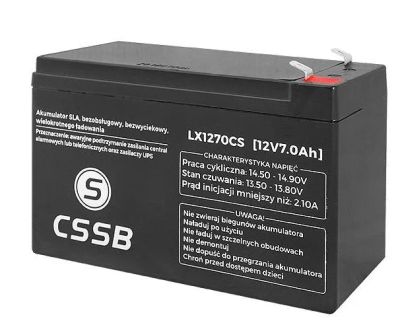 Batéria olovená 12V/7,0Ah LTC LX1270CS gélový akumulátor