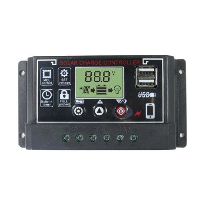 Solárny regulátor PWM BL915C 12-24V/30A+USB pre rôzne batérie