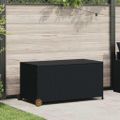 vidaXL Záhradný úložný box, čierny 120x65x61 cm, polyratan