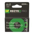 Batérie AA (R6) nabíjacie 1,2V/2000mAh GP Recyko Pro Professional 4ks