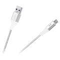 Kábel REBEL RB-6000-100-W USB/Micro USB 1m White