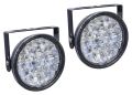 Svetlá denného svietenia okrúhla 18 LED/12V