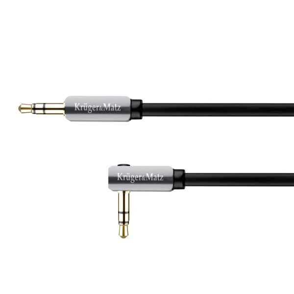Kábel Jack 3,5mm konektor/Jack 3,5mm konektor 1m KRUGER & MATZ KM0312