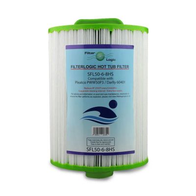 Filter Logic SFL-50-6-8HS filtrační kartuše do bazénů a SPA za PWW50-P3, PDC600-AFS, Unicel 6CH-940, Filbur FC-0359