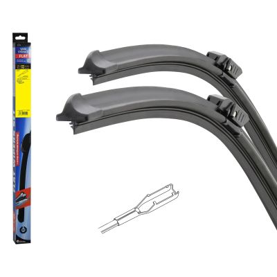 Stierače FLAT SET (TALON) 660+350mm