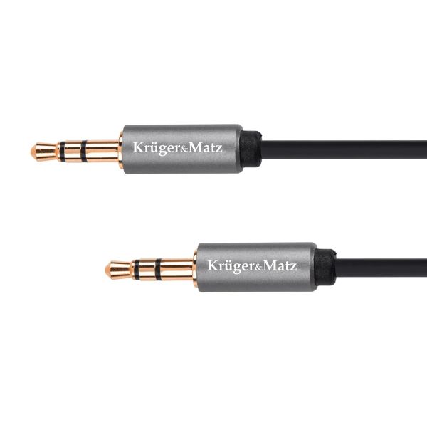 Kábel Jack 3,5mm konektor/Jack 3,5mm konektor 3m KRUGER & MATZ KM1228 Basic