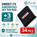 Sweet TV Box INEXT TV5 Ultra + 3 mesiace SWEET.TV ZDARMA