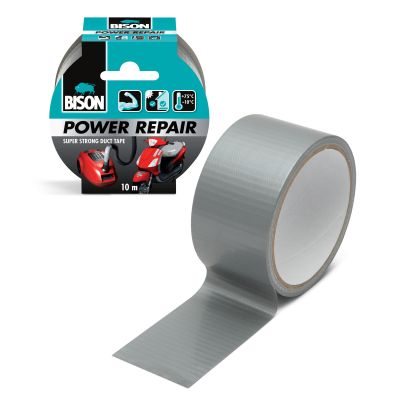 Páska lepiaca BISON Power Repair B12507 sivá 10m