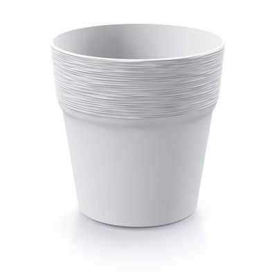 Kvetináč FURU biely 17,5 cm