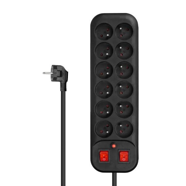 Predlžovací kábel 12 zásuviek 1,8 m DPM PPS52