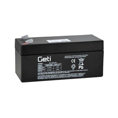 Batéria olovená 12V 3.3Ah GETI
