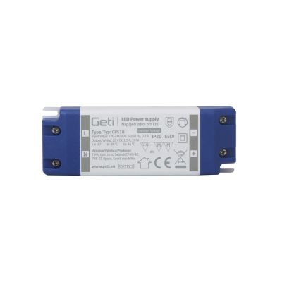 Zdroj spínaný pre LED 12V/ 18W  GETI  GPS18, IP20