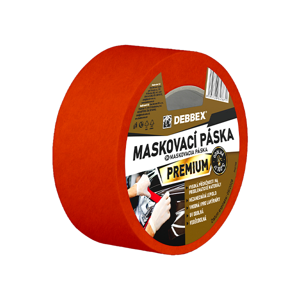 DEBBEX 100°C maskovacia páska Premium 25mmx50m