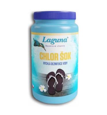 Prípravok pre chlórovú dezinfekciu bazénovej vody LAGUNA Chlor Šok 50% ZADARMO 1,5kg