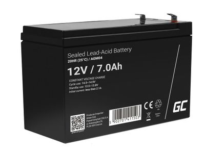 Green Cell AGM04 AGM batéria 12V 7Ah