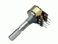 Potenciometer 5K/N stereo 6/30mm