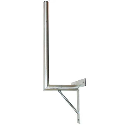 Anténny držiak 25 na stenu s vzperou priemer 42 mm výška 66 cm žiar.